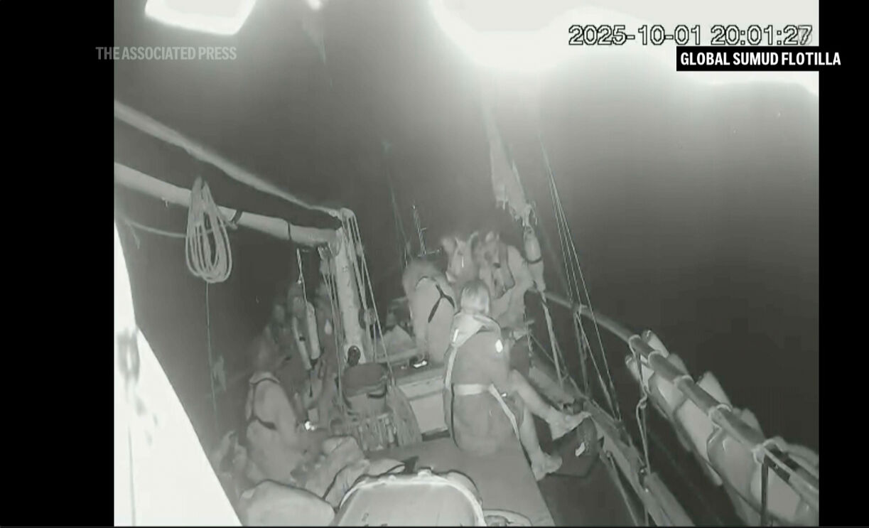 Ativistas detidos a bordo da Flotilha rumo a Gaza, incluindo portugueses