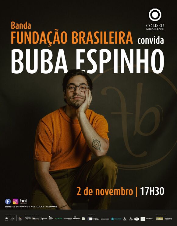 Buba Espinho atua a 2 de novembro no Coliseu Micaelense