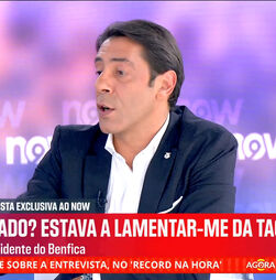 Rui Costa: «Árbitro da final da Taça disse que tinham feito o luto. Agora vai ter de fazer o luto do Estoril também...»