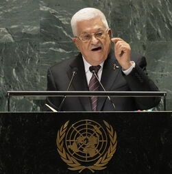 Mahmoud Abbas espera que acordo leve à criação de um Estado palestiniano