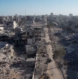 Imagens devastadoras revelam destruição massiva no sul da Cidade de Gaza 