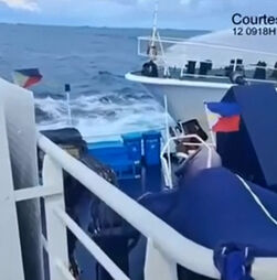 Navio chinês atinge embarcação filipina no Mar do Sul da China