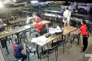 Imagens de videovigilância captam momento em que sismo abala as Filipinas 