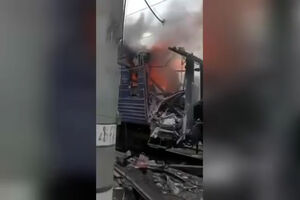 Ataque russo atinge comboio de passageiros na região de Sumy, Ucrânia