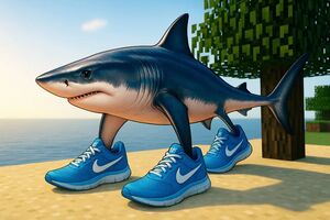 O tubarão calçado com ténis Nike chama-se Tralalero Tralala