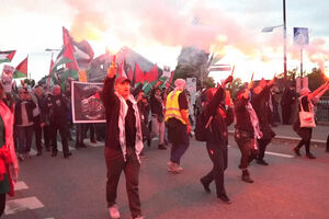 Centenas protestam em Oslo contra jogo da seleção israelita 