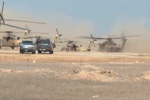 Helicópteros com reféns libertados partem de Re’im rumo a hospitais no centro de Israel