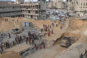 Equipas do Hamas procuram corpos de reféns em Khan Younis