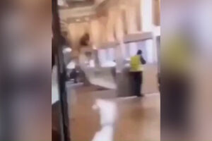 Vídeo capta um dos ladrões que assaltou Museu do Louvre a partir vitrine em plena luz do dia