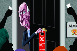 Cartoon alude a dificuldades de agência para lidar com imigrantes