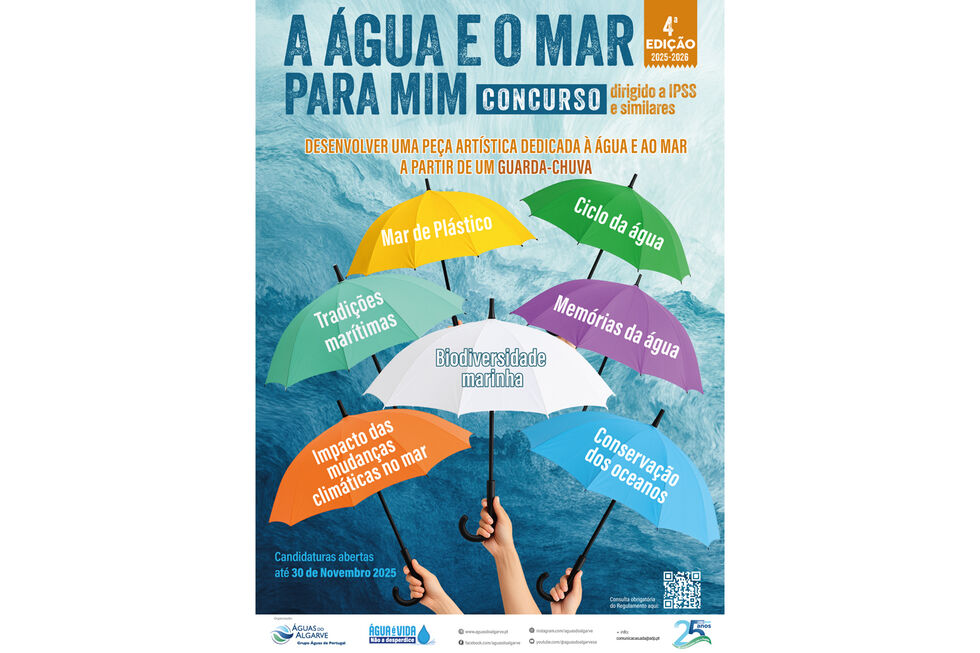Concurso 'A Água e o Mar Para Mim' une arte, sustentabilidade e inclusão social no Algarve