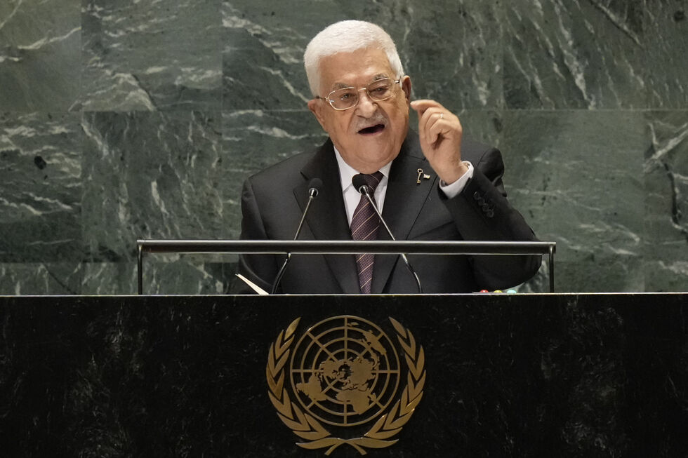 Mahmoud Abbas discursa sobre o Estado palestiniano