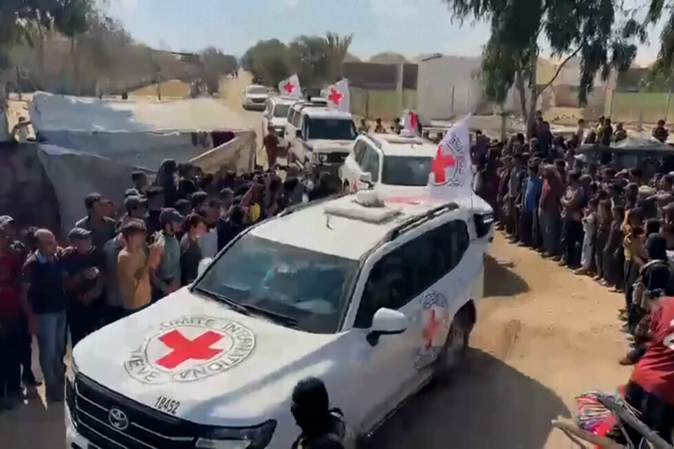 Cruz Vermelha recebe corpos de reféns israelitas no Médio Oriente