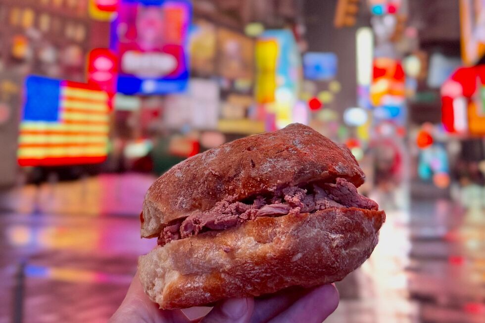 Fernando Vaz divulga bifanas portuguesas em Nova Iorque