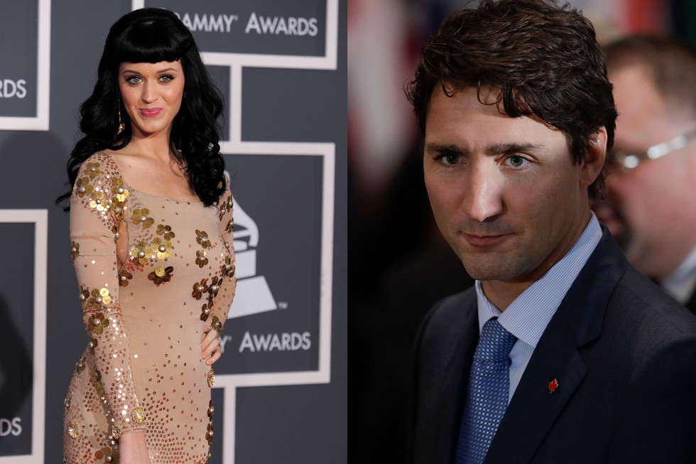 Katy Perry e Justin Trudeau surgem juntos após rumores de romance
