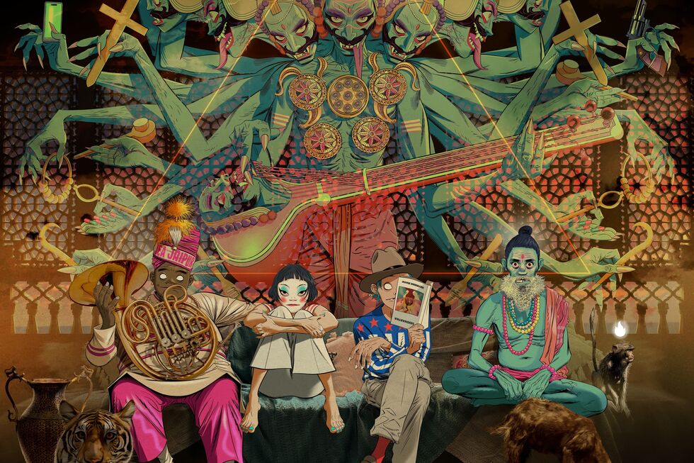 Os Gorillaz, banda virtual criada pelo músico Damon Albarn e pelo artista e ilustrador Jamie Hewlett, é um dos nomes mais sonantes do cartaz