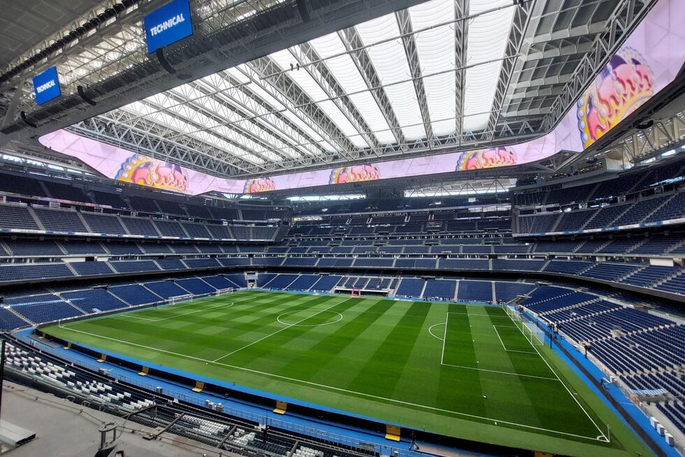 Estádio Santiago Bernabéu, do Real Madrid