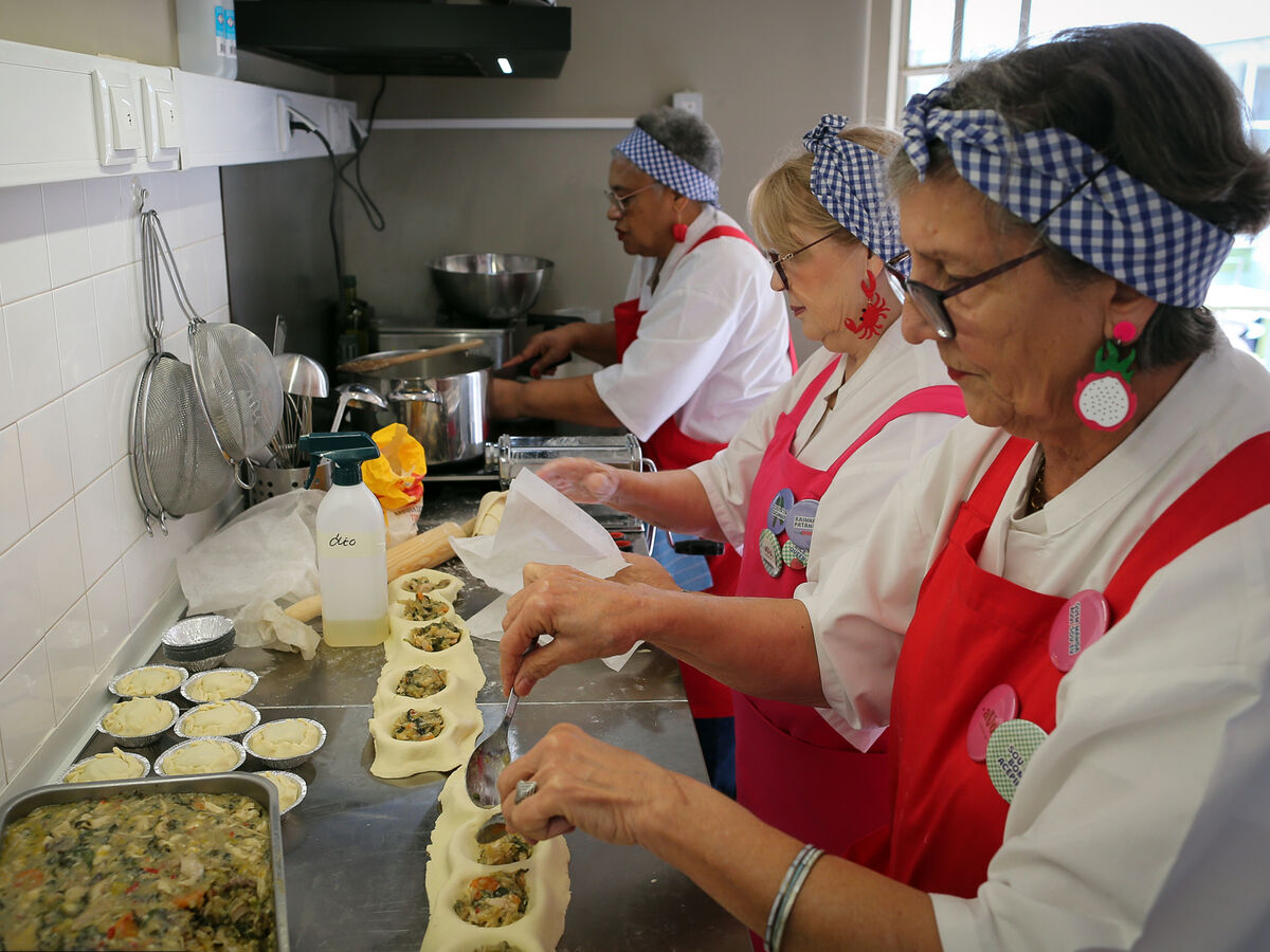 A avó veio cozinhar