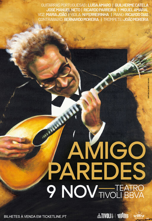 Concerto Amigo Paredes no Teatro Tivoli BBVA, em homenagem a Carlos Paredes.
