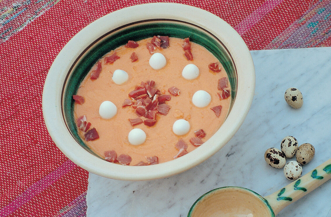 O salmorejo é um dos pratos mais conhecidos da Andaluzia