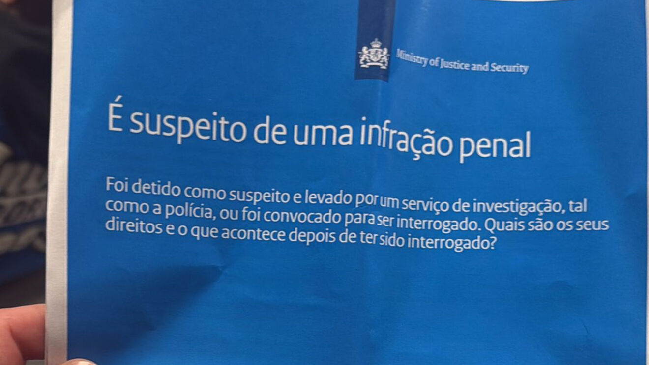 Ministério da Justiça informa sobre direitos de suspeitos em processos criminais