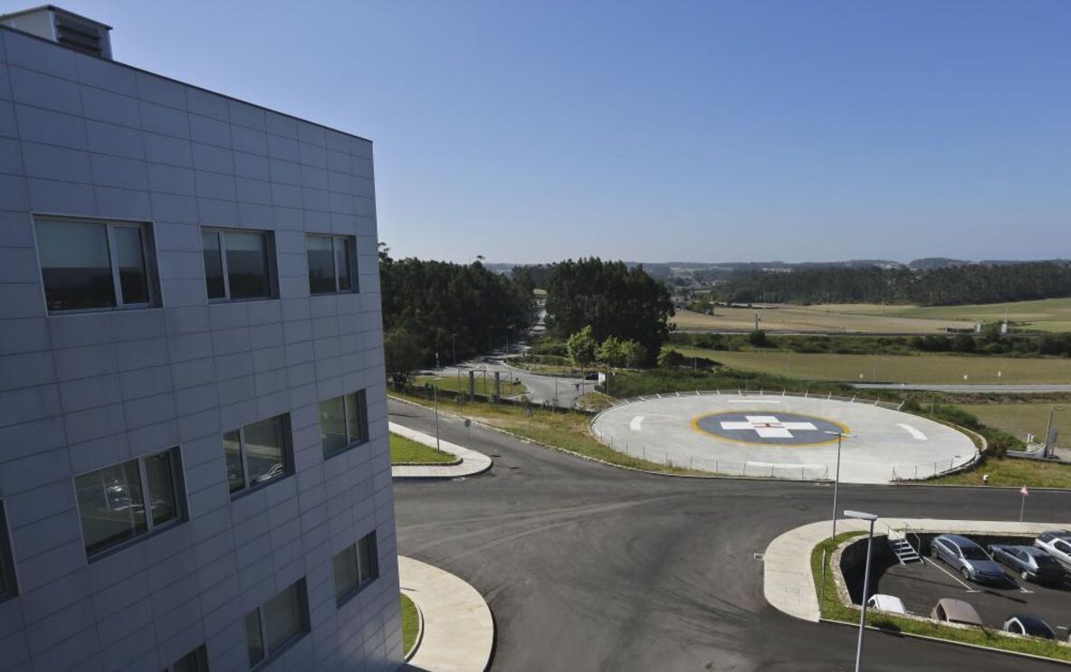Heliporto no Hospital do Senhor do Bonfim, em Vila do Conde