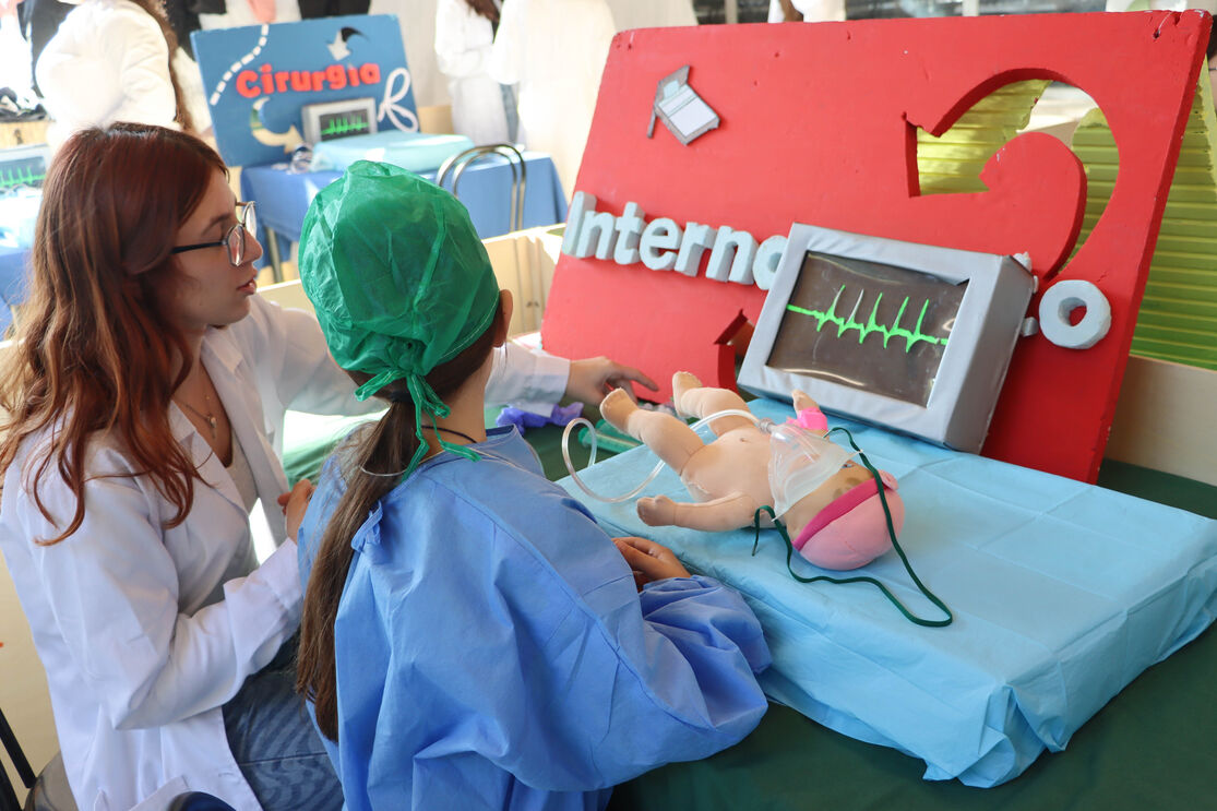 No internamento aprendem sobre a aventura de pós operação.