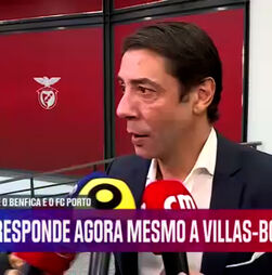 Rui Costa responde a Villas-Boas: 'Não sei se hei-de rir ou chorar com uma declaração tão anormal'