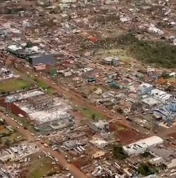 Seis mortos e mais de 400 feridos após tornado devastar o sul do Brasil 