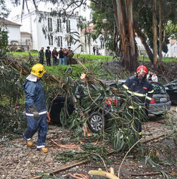 Depressão Cláudia causou 4.017 ocorrências até às 11h00