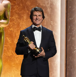 'O cinema não é o que faço, é o que sou': Tom Cruise recebeu (finalmente) um Óscar