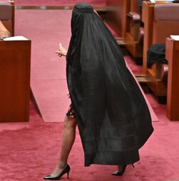 Deputada australiana quer proibir burca, veste-a no Parlamento e é suspensa: 'Hipócritas'