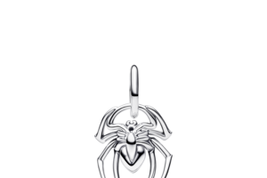 Um pendente de aranha em prata