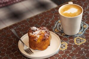 O pão de laranja e coco da Pastelaria do Bairro Alto Hotel, uma recriação do clássico Pão de Deus