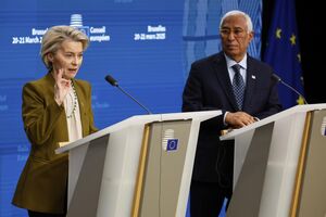 Ursula  von der Leyen e António Costa