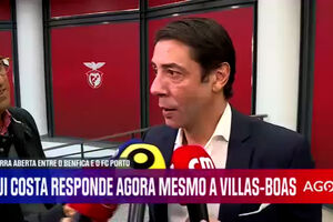 Rui Costa sobre acusações do FC Porto: "Não sei se hei de rir ou chorar, é tentar desviar as atenções do que aconteceu no Dragão"