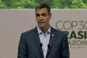 “Vamos agir em conjunto em vez de falharmos separadamente”: Pedro Sánchez apela à cooperação na COP30  