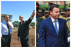 Avelino Farinha (esq.ª) e Custódio Correia estão a ser investigados num dos processos sobre corrupção na ilha da Madeira. Luís Montenegro vai visitar  Angola e assinar contratos de  financiamento para empresas portuguesas