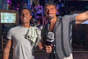 Miguel Moreira da Cruz e Afonso Simão, co-fundadores da Eight, uma nova app de dating portuguesa