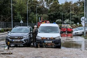 A zona de Setúbal tem sido muito fustigada pelo mau tempo nas últimas horas
