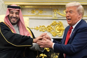 Trump recebe príncipe saudita na Casa Branca 