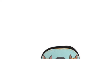 Carteira com padrão de cães, um acessório divertido para as festas de Natal