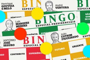 Bingo especial com os candidatos às eleições presidenciais
