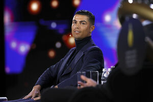 Cristiano Ronaldo durante evento no Dubai