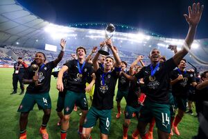 Seleção portuguesa festeja título mundial sub-17 após vitória sobre a Áustria na final