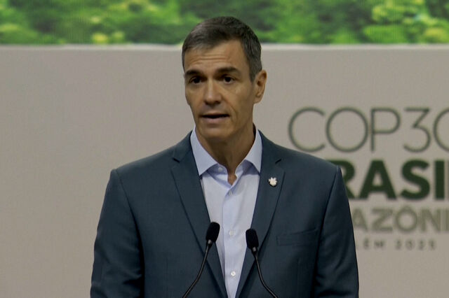 “Vamos agir em conjunto em vez de falharmos separadamente”: Pedro Sánchez apela à cooperação na COP30  