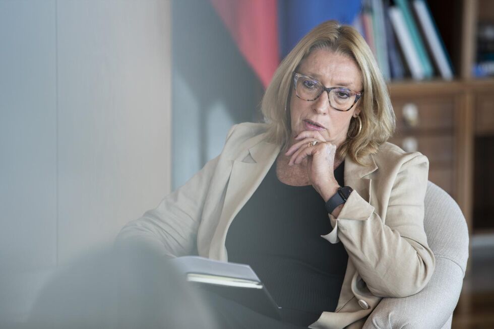 Maria Rosário Palma Ramalho, ministra do Trabalho, está reunida