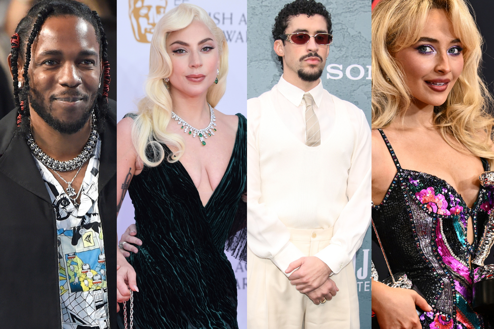 Kendrick Lamar, Lady Gaga, Bad Bunny e Sabrina Carpenter nomeados para os Grammy de 2026