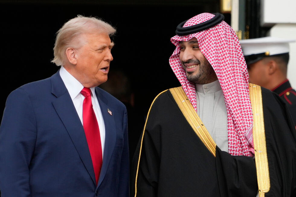 Trump recebe bin Salman na Casa Branca para discutir relações bilaterais