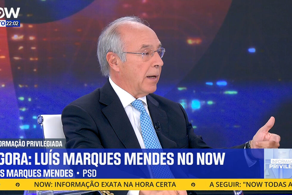 Luís Marques Mendes, do PSD, em entrevista no programa 'Now'